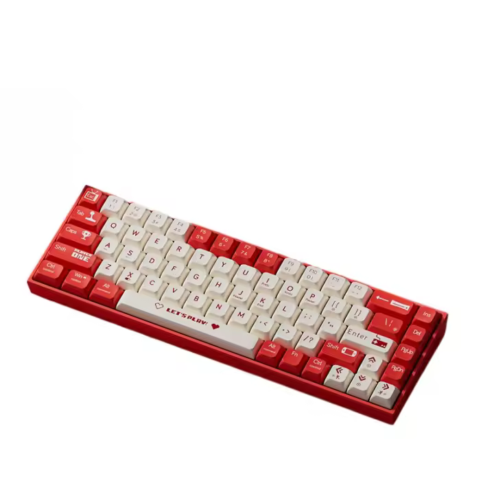 Teclado Gaming Mecánico Heijue AK680 Intercambiable y Inalámbrico con Modo Doble - 1