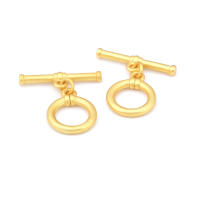 Anillo redondo de latón de Color dorado de 18K, cierre de palanca circular O, cierres de conexión para pulsera, suministros para fabricación de joyas, accesorios Diy - details 25