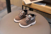 Botines de cuero para niños, botas de cuero para niños, botas Martin para niños pequeños, zapatos antideslizantes impermeables para bebés - details 5