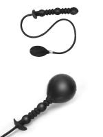 Leten Iatable consolador masaje de próstata partícula enorme enchufe cuenta dilatador vaginal juguete sexual anal adulto - details 13