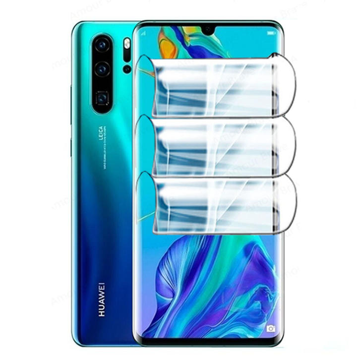 2x Full-Cover per Huawei P30 (Posteriore) Pellicola Trasparente