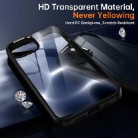 Funda de teléfono con cordón de silicona a prueba de golpes para iPhone 11 12 13 14 15 Pro Max XS XR 8 7 6 Plus, funda trasera de protección transparente - details 5