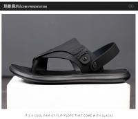 Sandalias de verano para hombre, nuevas chanclas suaves, zapatos casuales de playa para hombre, sandalias de moda para exteriores de dos usos para hombre - details 4