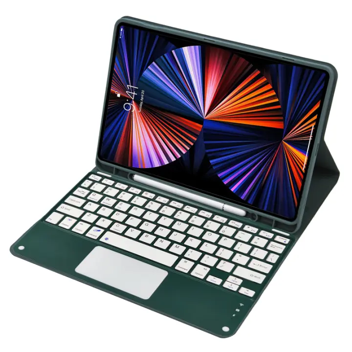 Funda con teclado magnético para iPad Air de 5ª generación, 2022 /Air de 4ª generación, 2022, 10,9 pulgadas, Touchpad, cubierta para teclado español - 1
