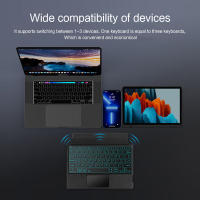 Funda para tableta Samsung Galaxy Tab S7 FE S8 Plus, cubierta dividida con portalápices y Teclado en Español, SM-T730 de 12,4 pulgadas, SM-T970, SM-X800 - details 7