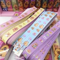 10 Uds. De tiras de papel de estrellas de Origami luminosas de dibujos animados de Capibara, decoración de estrellas de Color de la suerte, papel plegable, manualidades DIY - details 2