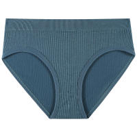 Ropa interior de algodón para mujer, bragas triangulares simples y transpirables de cintura media para niña - details 20