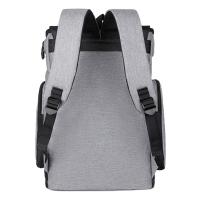Mochila Simple con letras para hombre, bolso escolar multifuncional de gran capacidad para estudiantes, bolso de hombro, bolso para ordenador portátil, mochila de lona para viaje - details 7