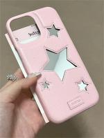 Funda de Teléfono de Cuero con Superficie de Espejo de Estrella Anti-Caída, Silicona Suave para iPhone 14, 15 Pro Max, 13 Pro, 12, 11 - details 6