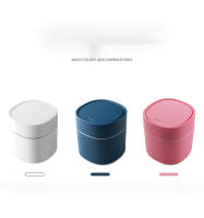 Mini Cubo de Basura de Escritorio Nórdico Caja de Almacenamiento y Limpieza para Desechos de Cocina con Tapa - details 4