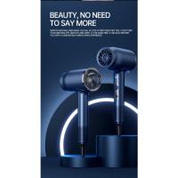 Secador de Cabello de Alta Potencia y Secado Rápido Enchufe EU/UK Luz Roja y Azul - details 14
