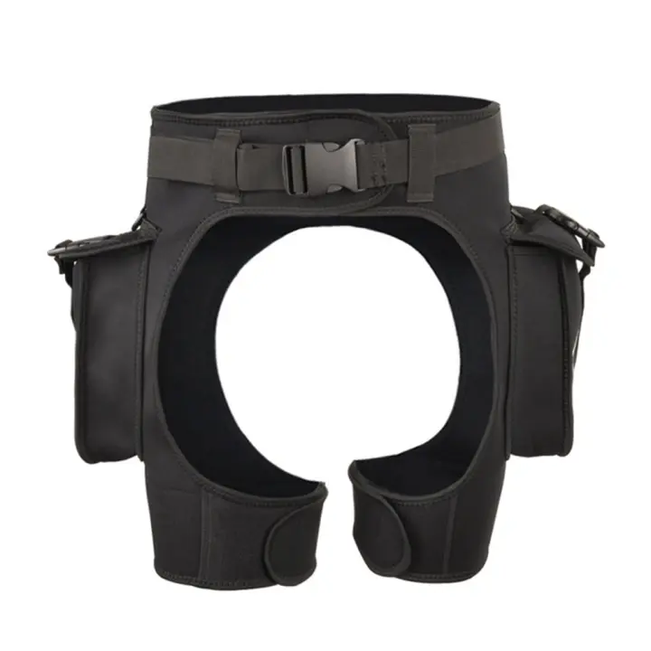 Pantalones cortos de buceo de neopreno de 2,5 MM, tecnología de esnórquel para natación, pantalones cortos de bolsillo de peso de secado rápido para Surf, remo, pantalones de buceo - 1