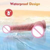 Vibrador Telescópico Realista Plug Anal Estimulación Vaginal Juguete Intimo para Mujeres - details 7