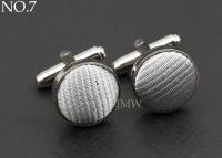 Diseño a cuadros de poliéster a rayas para hombre clásico y moderno, gemelos de marca, accesorios de joyería de alta calidad - details 6
