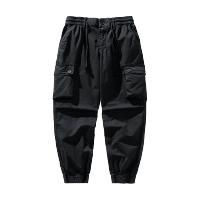 Nuevos pantalones deportivos sencillos y lisos para hombre, moda para actividades al aire libre, pantalones para correr con múltiples bolsillos, pantalones Cargo informales y versátiles para otoño e invierno - details 5
