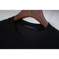 Camiseta de manga corta con estampado de flores pintadas a mano de la marca de tendencia de moda de primera categoría QiBiao, camiseta deportiva de estilo nuevo de verano para hombre, camisa informal de cuello redondo para pareja - details 7
