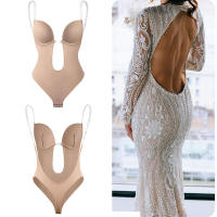Body moldeador de cuerpo completo para mujer, sin espalda, control de barriga, ropa interior invisible - details 2