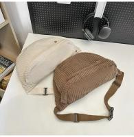 Riñonera de gran capacidad para mujer, bolsos de hombro tipo bandolera, riñonera informal, bolso sencillo para teléfono, riñonera de pana, bolso de plátano para mujer - details 25