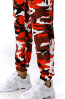 Nuevos pantalones de camuflaje de retales para hombre en tallas europeas, leggings deportivos y casuales de gran tamaño, holgados y modernos - details 3