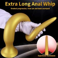 Leten Super largo de silicona Buttplug ventosa enorme Dilatador consoladores anales Butt Plug masaje de próstata juguetes para adultos para parejas - details 4