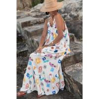 Europa, América, primavera y verano, nuevo vestido holgado de talla grande con estampado de liguero para mujer - details 8