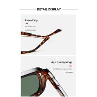 Nuevas gafas de sol de montura pequeña para hombres, gafas de sol cuadradas para mujeres, gafas de sol retro personalizadas - details 3