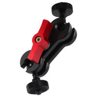 Adaptador de montaje de brazo mágico de trípode, aleación de aluminio, cabezal de bola Dual multifunción, Zapata caliente, 1/4 pulgadas, accesorio de cámara DSLR para Monitor - details 5