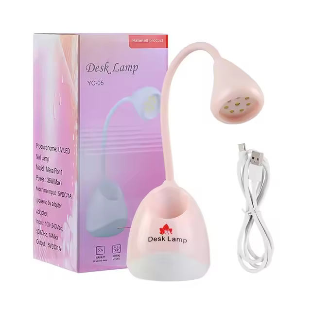 Secador de Uñas de Gel UV 8 Secado Rápido Recargable Lámpara de Horneado Portátil para Manicura - 1