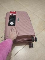 Maleta de Viaje Ligera Lys 616 Rosa de 55 x 37 x 20cm 4 Ruedas Giratorias 360º Cerradura de Comba - details 0