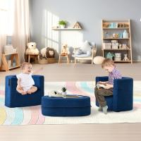 Taburete acolchado + mesa, sofá para niños con esponjas de alta densidad para niños y niñas - details 1