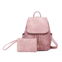 Mochila para mujer color caramelo, bolso nuevo de gran capacidad, bolso de moda, mochila con flecos. - details 3