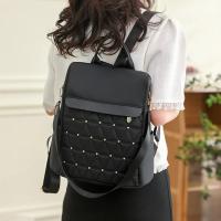 Mochila de nailon con remaches para mujer, mochila antirrobo de gran capacidad para niña, mochila de ocio multifuncional, 2023 - details 4
