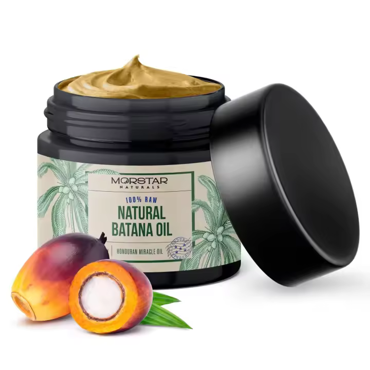 Morstar Raw na Oil de Honduras Dr. Sebi recomendado sin refinar, orgánico natural: promueve el crecimiento y el grosor del cabello para hombres y mujeres - 1
