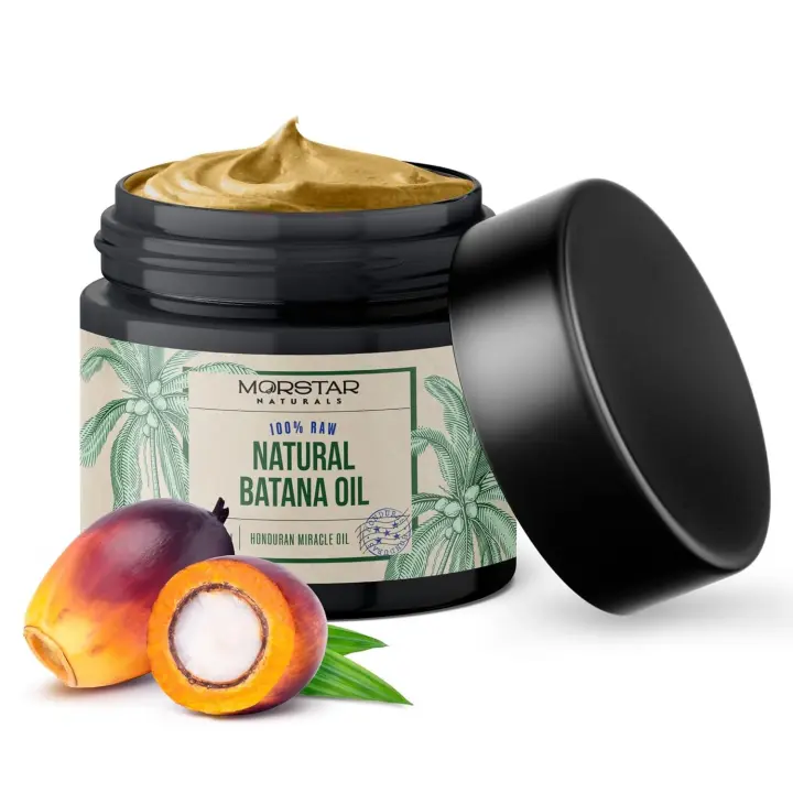 Morstar Raw na Oil de Honduras Dr. Sebi recomendado sin refinar, orgánico natural: promueve el crecimiento y el grosor del cabello para hombres y mujeres - 1