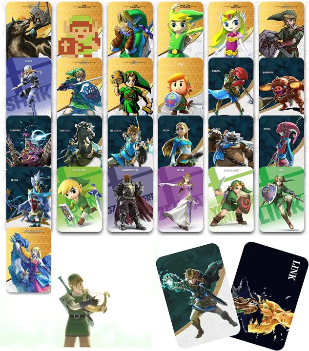 Tarjeta Amibo De Zelda Breath of the Wild Para NS Switch Link Princesa Zelda Ganondorf Colección De Juegos Zeldas Amxxbo - 1