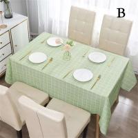 Mantel rectangular con estampado de cuadros de estilo nórdico, impermeable, resistente al aceite, patrón de búfalo de agua, mesa de comedor, fiesta - details 14