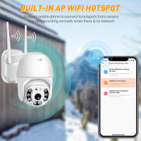 1/2PCS Cámara Vigilancia WiFi Exterior/Interior - HD Camaras Vigilancia Domicilio WiFi Seguridad IP65, Visión Nocturna, Detección Humana - details 2