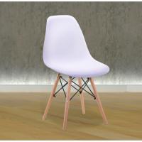 Conjunto de 4 Sillas Sencillas Estilo Nórdico Patas de Madera (Negro Blanco) - details 4