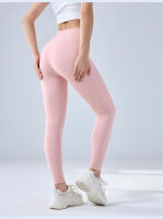 Pantalones deportivos desnudos de cintura alta y glúteos sin tacones, pantalones de gimnasia, ropa de yoga - details 10