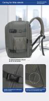 Mochila Viaje Cabina Avion para Ryanair,Equipaje de Mano Bolso Mochilas Hombre para Portatil - details 17