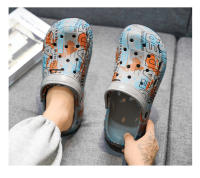 Camuflaje de coco agujero zapatos 2025 nuevas sandalias zapatos de playa de los hombres saliendo zapatos de viaje casual bolsa cabeza sandalias hombres - details 2