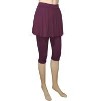 Mallas deportivas de Color sólido para mujer, Leggings cortos sin costuras, falda informal, pantalones de Yoga - details 6