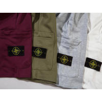 2025 Pantalones Cortos Deportivos Casuales de Alta Gama para Hombre, Pantalones Cortos Deportivos de Verano, Logo Bordado de Stone Island - details 2