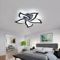 Goeco Luz de Techo LED Acrílica 5 Cabezas, 60W, Iluminación Interior Moderna, Luz Blanca 6000K, Tamaño 60x60x8 CM - details 5