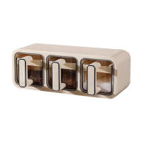 Caja de condimentos colgante en la pared, tanque de condimentos, caja de almacenamiento de especias, juego combinado de cajas de condimentos - details 4
