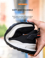 Zapatillas de Trabajo Seguras Transpirables para Hombres Botas de Acero Antichoque Ligeras Zapatos de Seguridad para Hombres - details 9