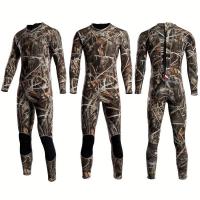 Traje Completo De Neopreno Para Hombre, Con Mangas Largas Y Cremallera Trasera, De 3 Mm De Grosor Para Protección Contra El Frío - details 8