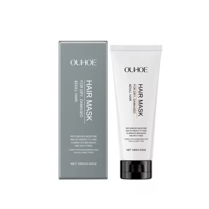 Hidrata y nutre el cabello, limpia el cuero cabelludo, mascarilla para el cuidado del cabello naturalmente esponjosa, suave y brillante - 1