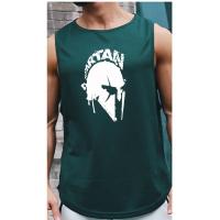 Camiseta sin mangas con divertido estampado espartano 3D para hombre, camiseta informal holgada sin mangas, tendencia de moda, ropa deportiva para gimnasio, chaleco para correr al aire libre - details 6
