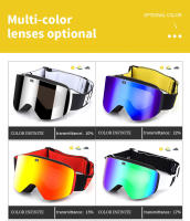 Gafas magnéticas polarizadas de doble capa para hombre y mujer, lentes de esquí antiniebla, UV400, para Snowboard, novedad de 2024 - details 26